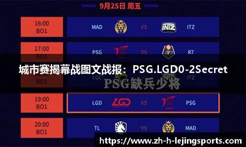 城市赛揭幕战图文战报：PSG.LGD0-2Secret